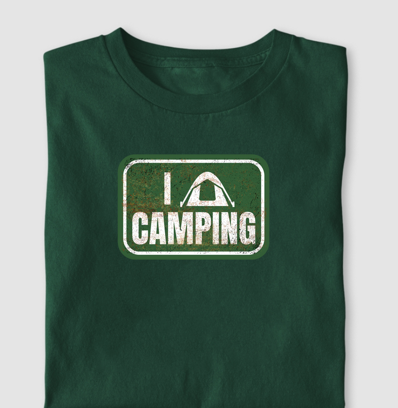 Placa I Love Camping