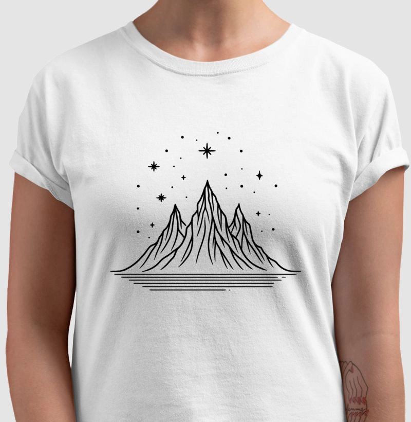 Camiseta Montanha de Três Pontas