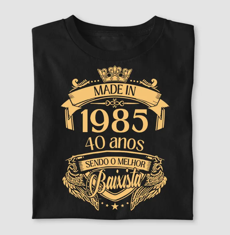 MADE IN 1985 - 40 ANOS SENDO O MELHOR BAIXISTA