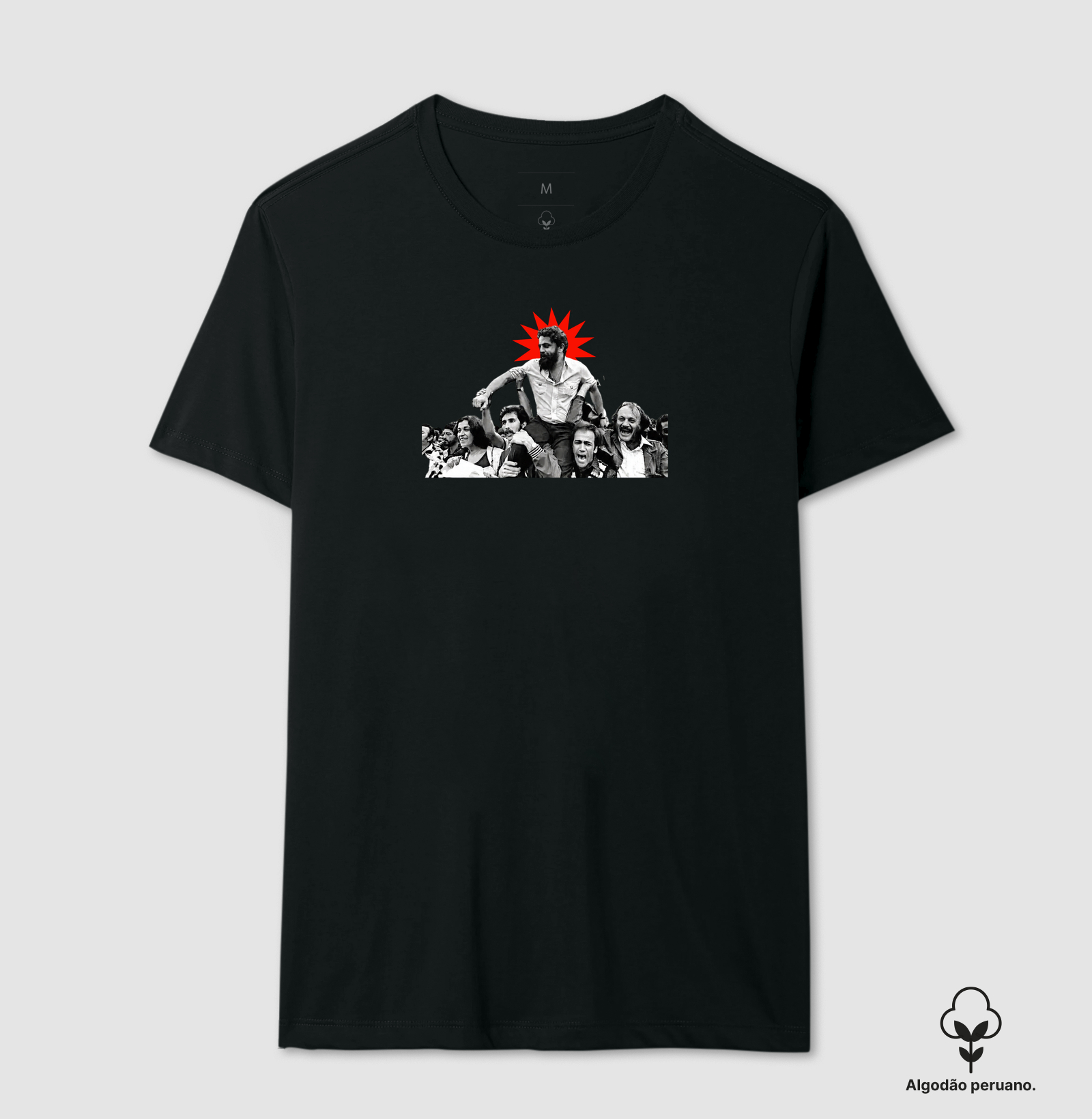in lula we trust - Camiseta Algodão Peruano