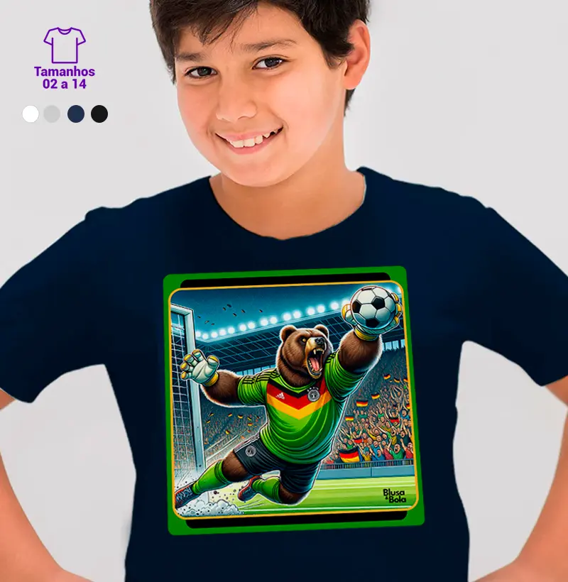 Camiseta Goleiro Urso