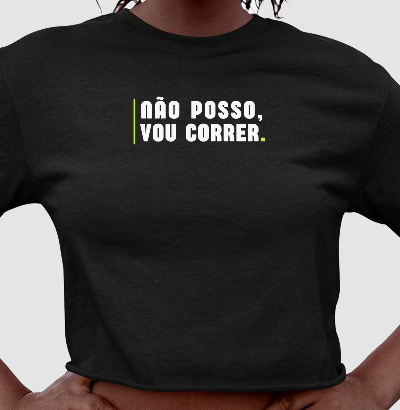 Camiseta Fawk - Não posso, vou correr