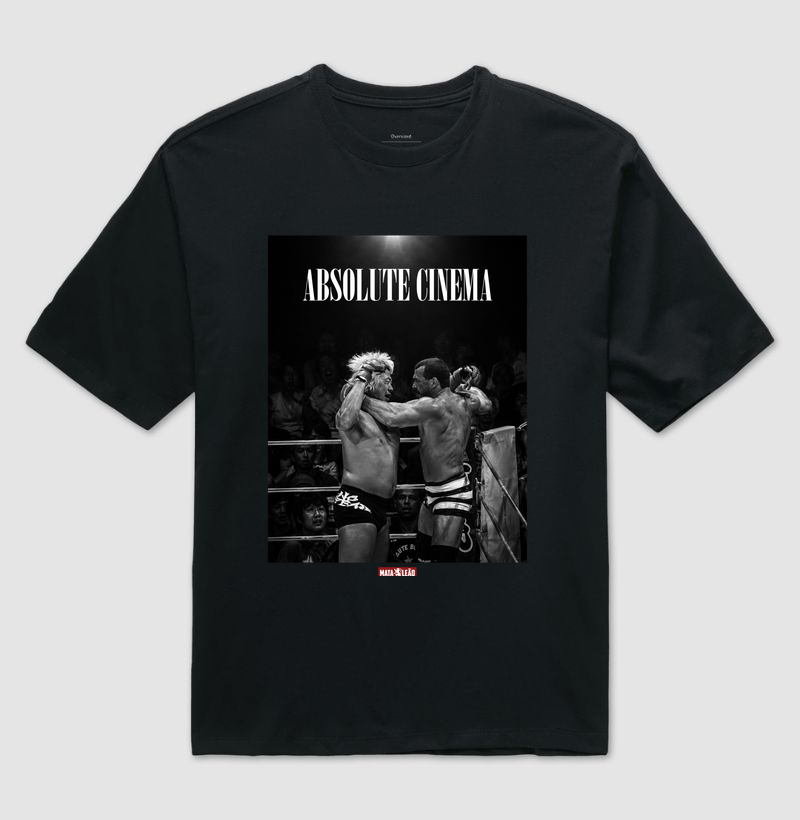 Absolute Cinema -  Trocação - Camiseta Oversized