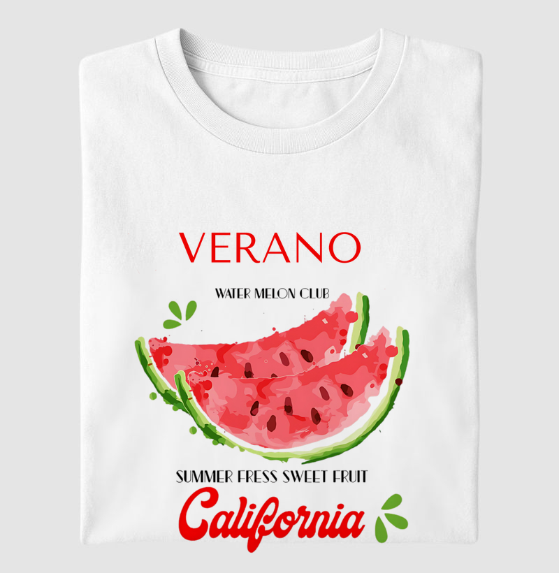 Camiseta Algodão Premium - Verano California
