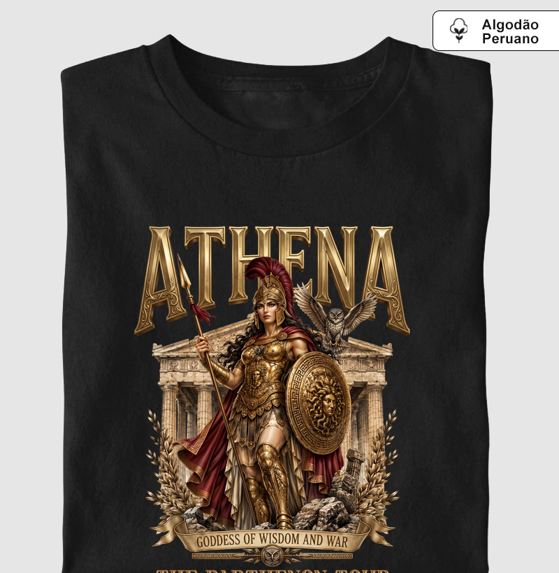 Athena Festival - Camiseta Algodão Peruano