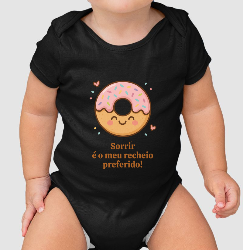 Sorrir é meu recheio preferido!