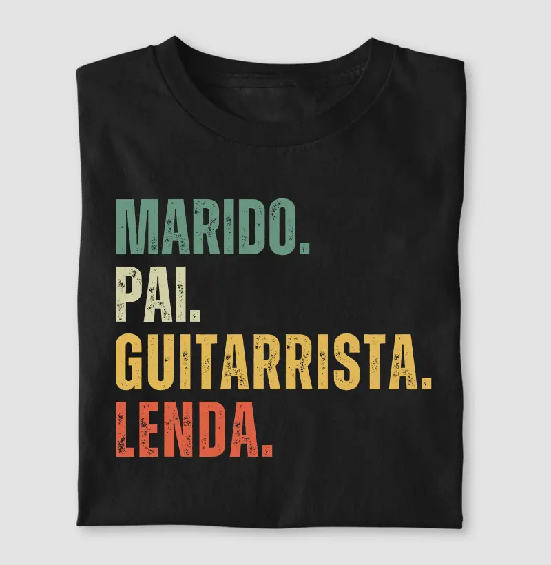 Marido. Pai. Guitarrista. Lenda.