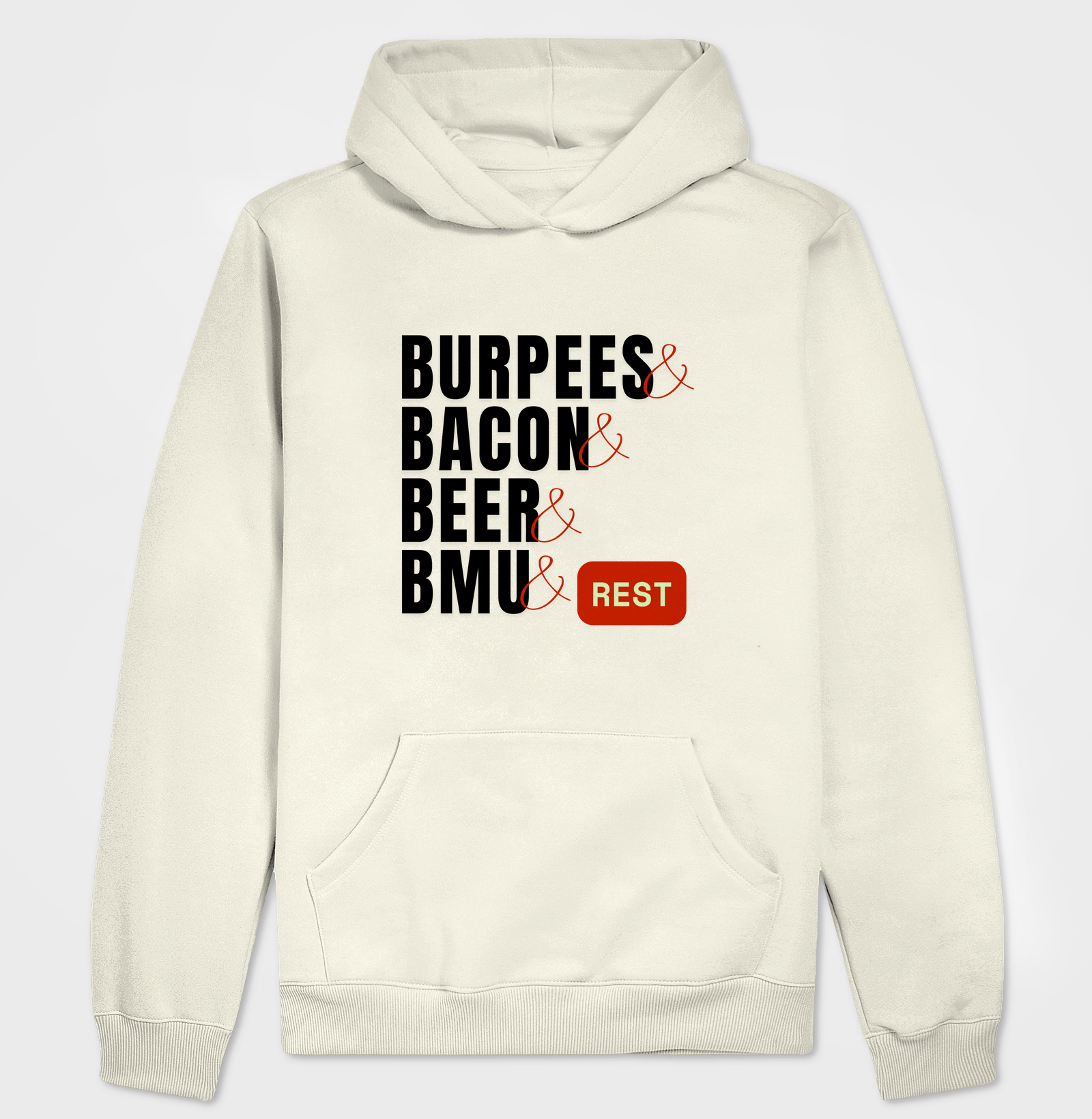 Burpees, Bacon, Beer, BMU - (Branca)