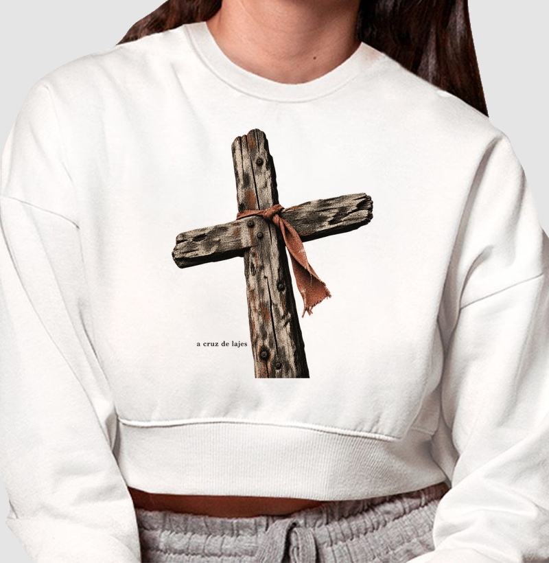 A Cruz de Lajes - Cropped Moletom