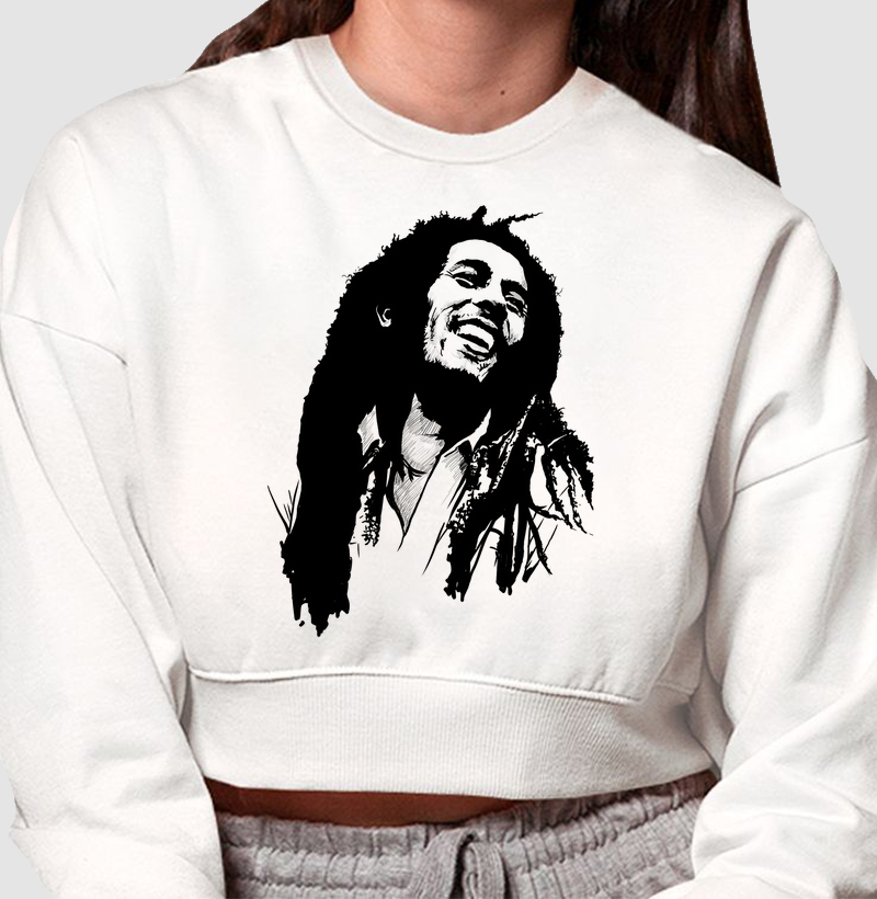 Rei do Reggae Moletom Cropped Premium