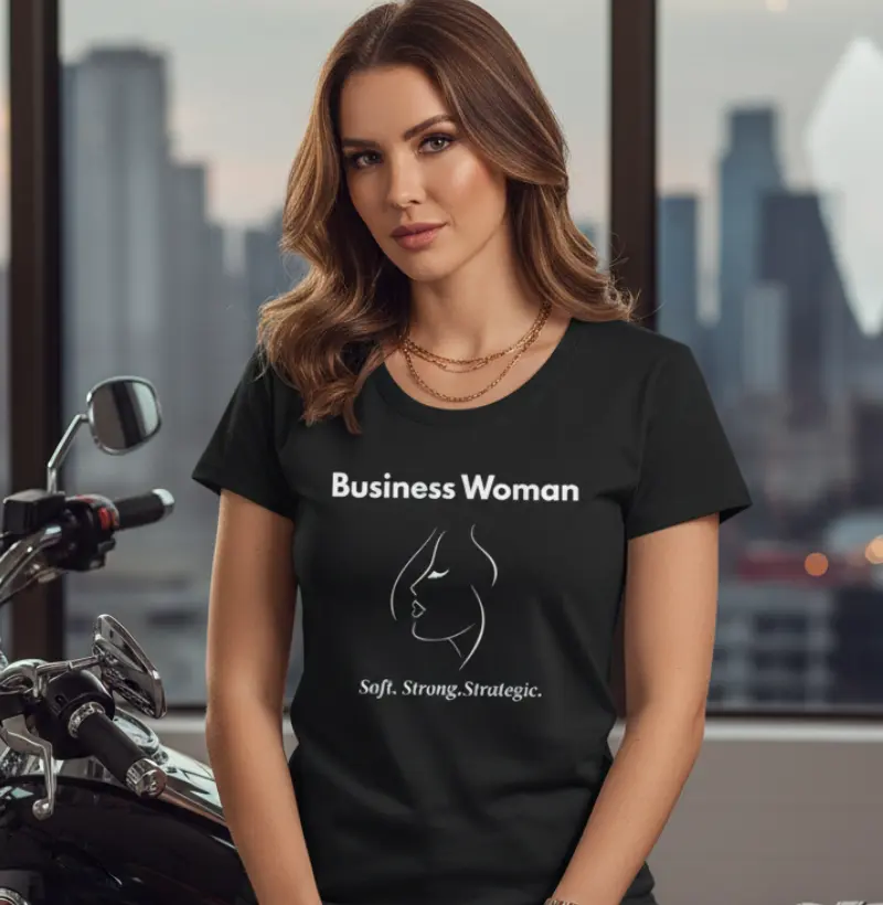 Business Woman. Soft. Strong. Strategic