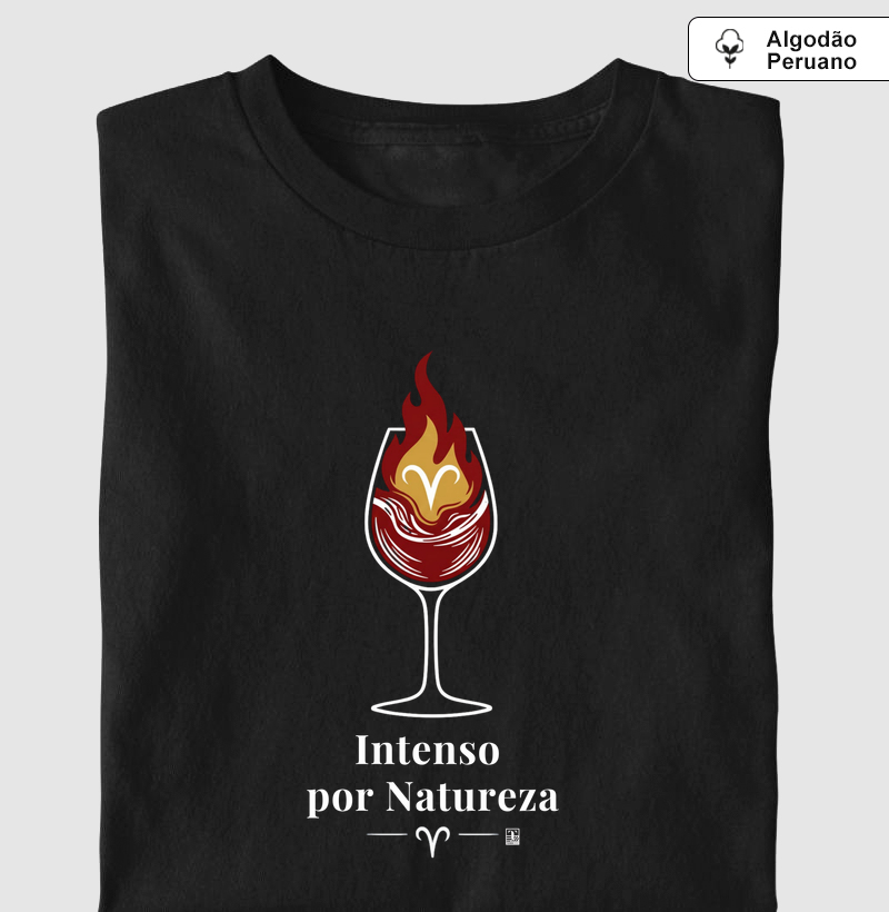 Camiseta Áries, Intenso por Natureza