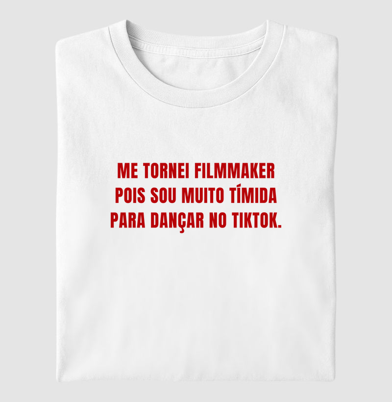 Me tornei filmmaker pois sou muito tímida
