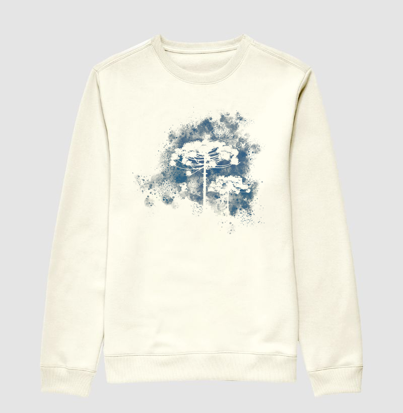 Araucária Aquarela Azul 2