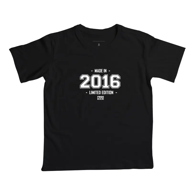 CAMISETA INFANTIL FREE KICK MADE IN 2016