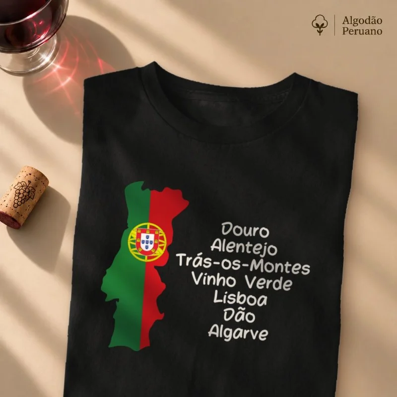 Camiseta Vinho - Regiões de Portugal