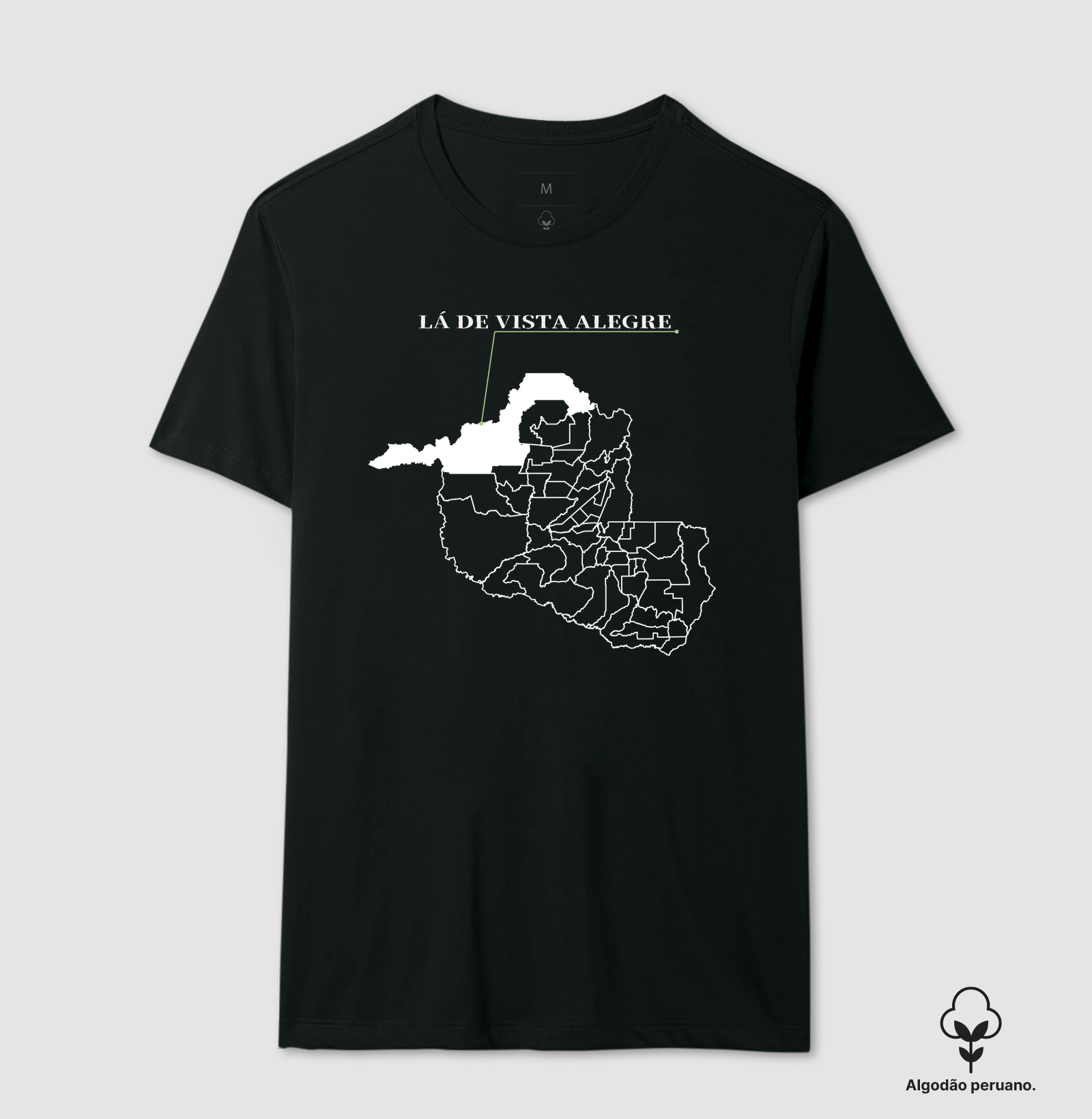 Vista Alegre | Origem Localidade RO - Camiseta Algodão Peruano