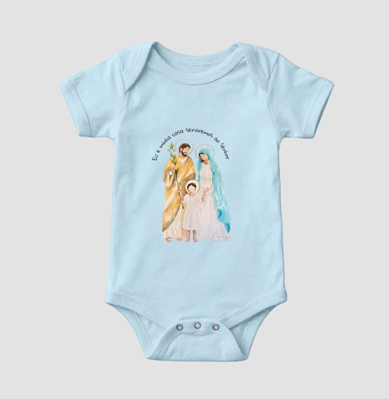 Sagrada Família - Eu e minha casa serviremos ao senhor.