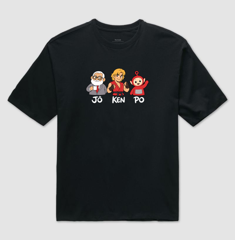 Jô Ken Po - Camiseta Oversized