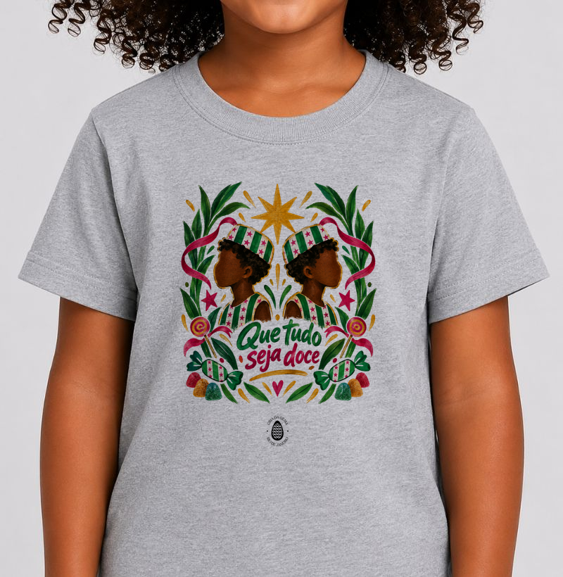 Camiseta Infantil Que tudo seja doce - Camiseta Infantil