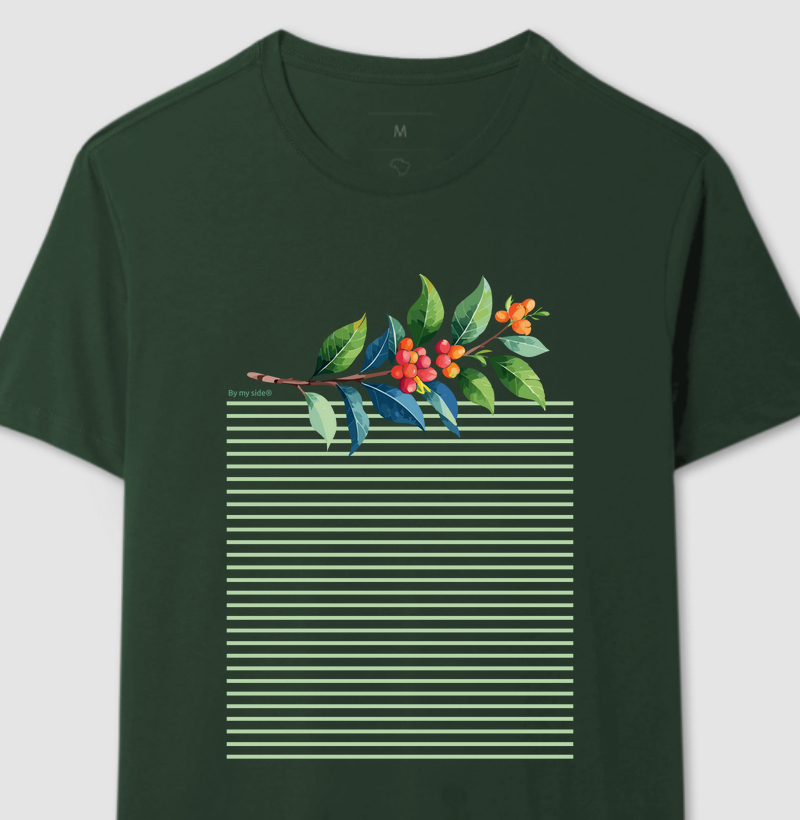 Rama de café colorida 03