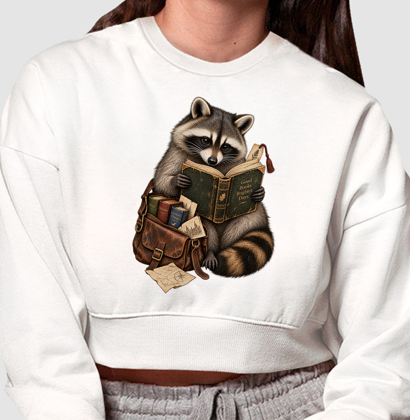 Camiseta Guaxinim Leitor