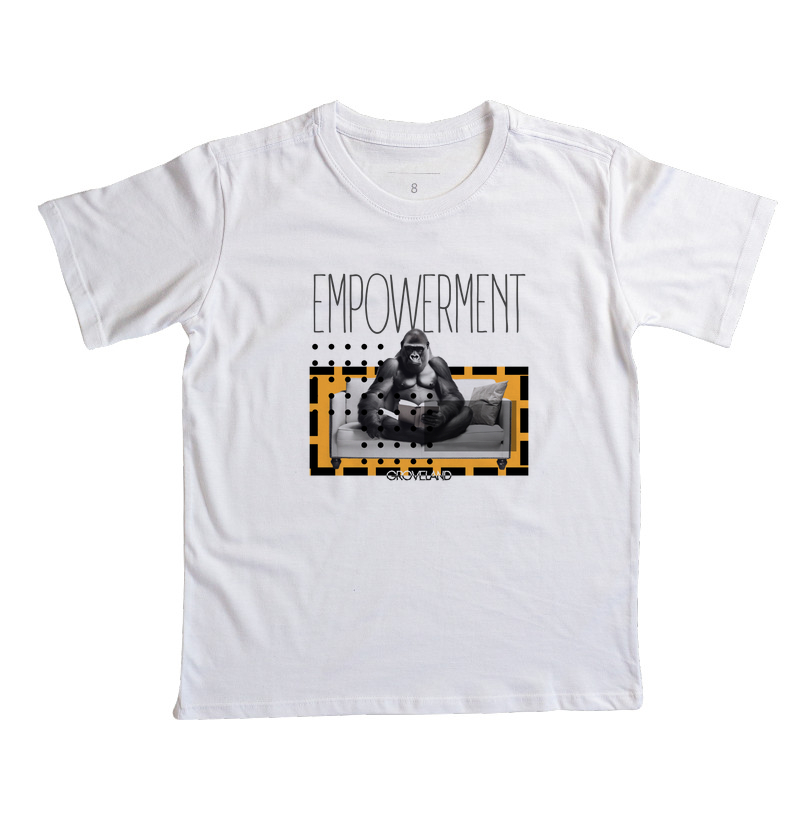 CAMISETA INFANTIL GORILLA BOOK