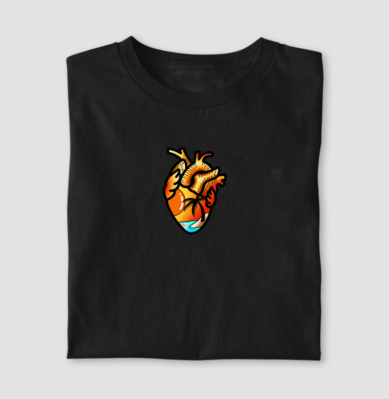 Camiseta Coração Praiano