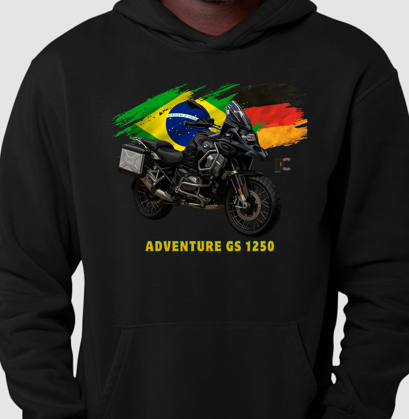 Moletom Hoodie BMW GS 120 adv Triple Black