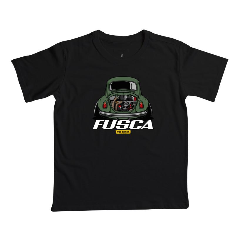 Fusca Turbo Verde Escuro Escrita
