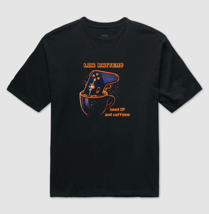 Camiseta - "Low Battery"