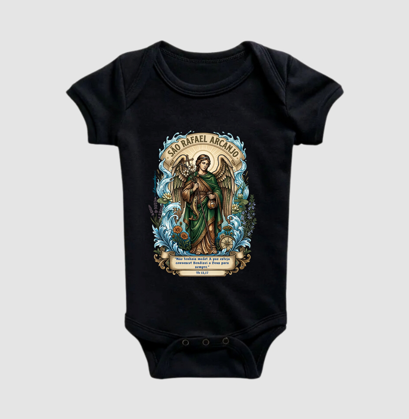 São Rafael Arcanjo – Água e Botânica | Guia dos Caminhos, Cura e Proteção - Body Infantil