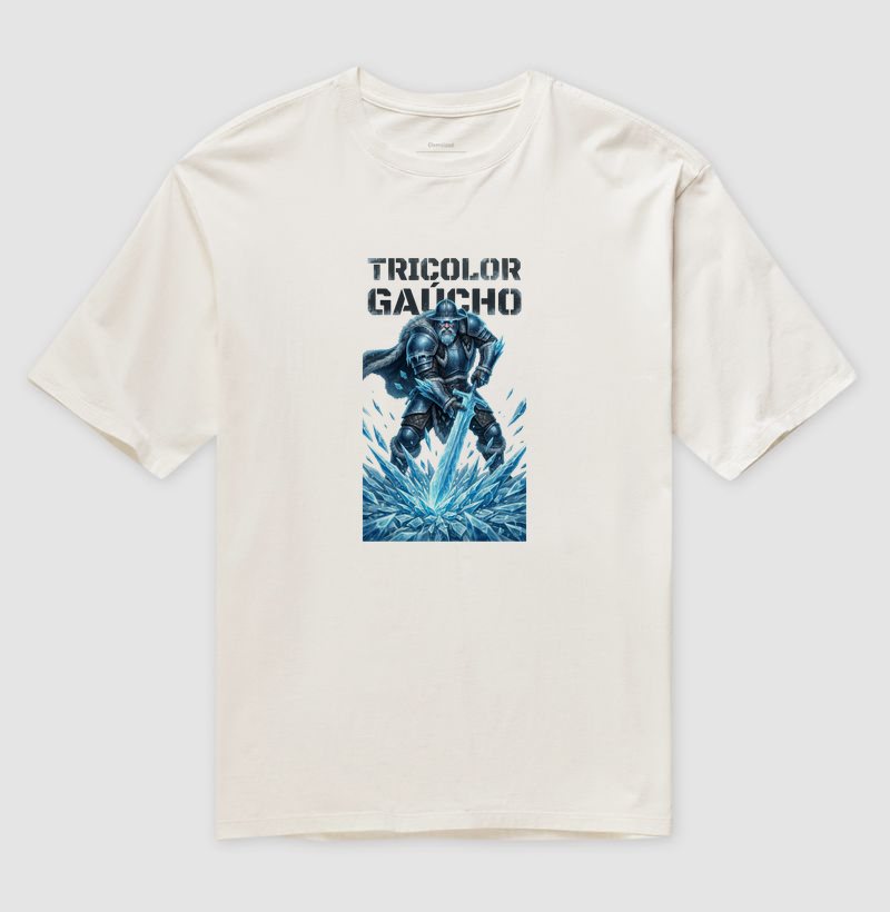 Camiseta Oversized Grêmio - Tricolor Gaúcho