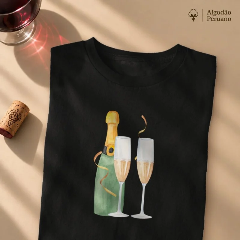 Camiseta Celebrando com Espumante