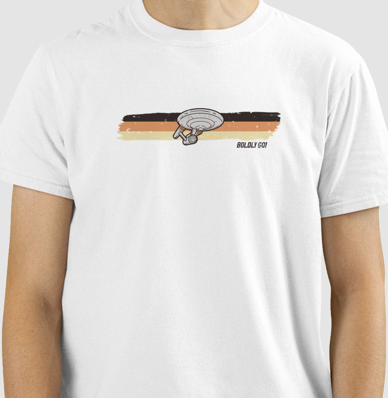 Camiseta Vintage Bold Star Trek