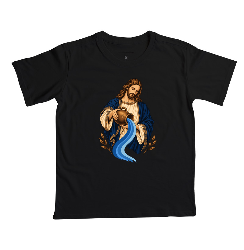 Fonte de Água Viva - Cristo Vivo - Camiseta Infantil