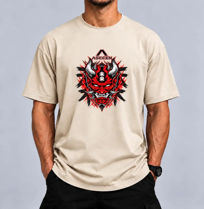 CAMISETA OVERSIZED DIABO VERMELHO
