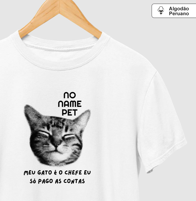 Camiseta Meu Gato é o Chefe