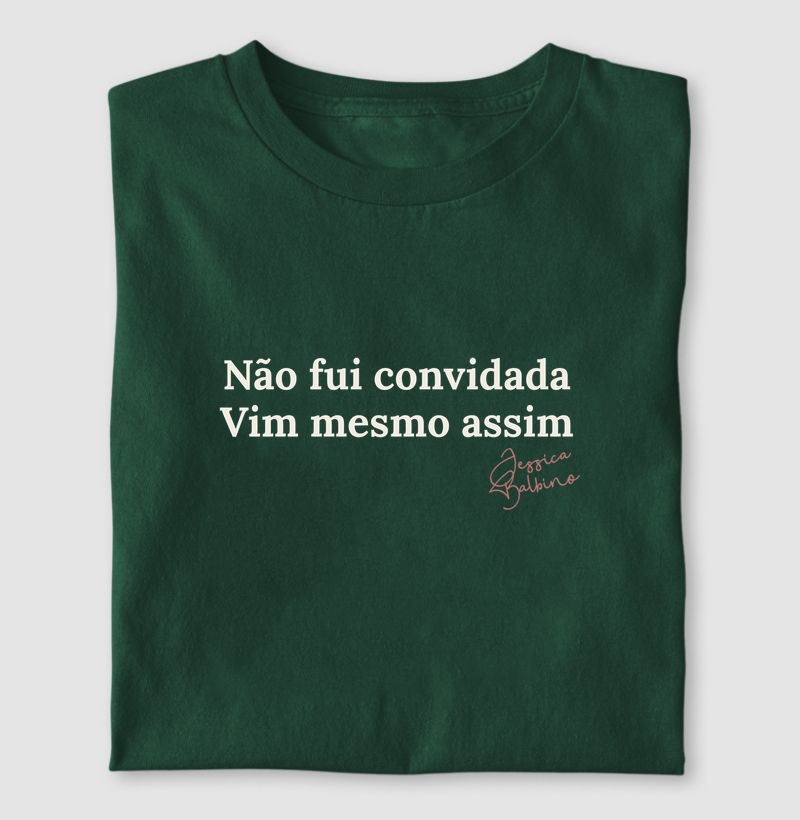 Não fui convidada