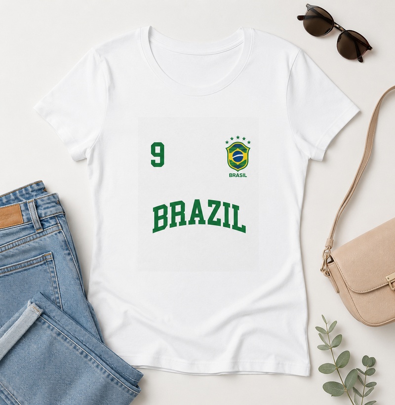 Camiseta Brasil Retrô 9