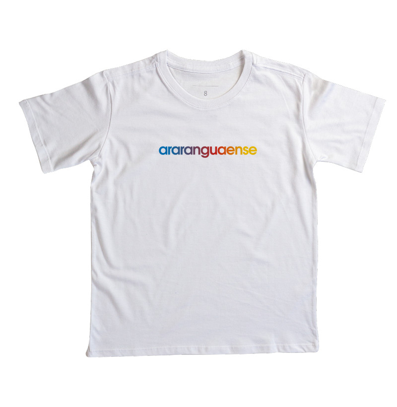 Camiseta Infantil Araranguaense Cores da Bandeira