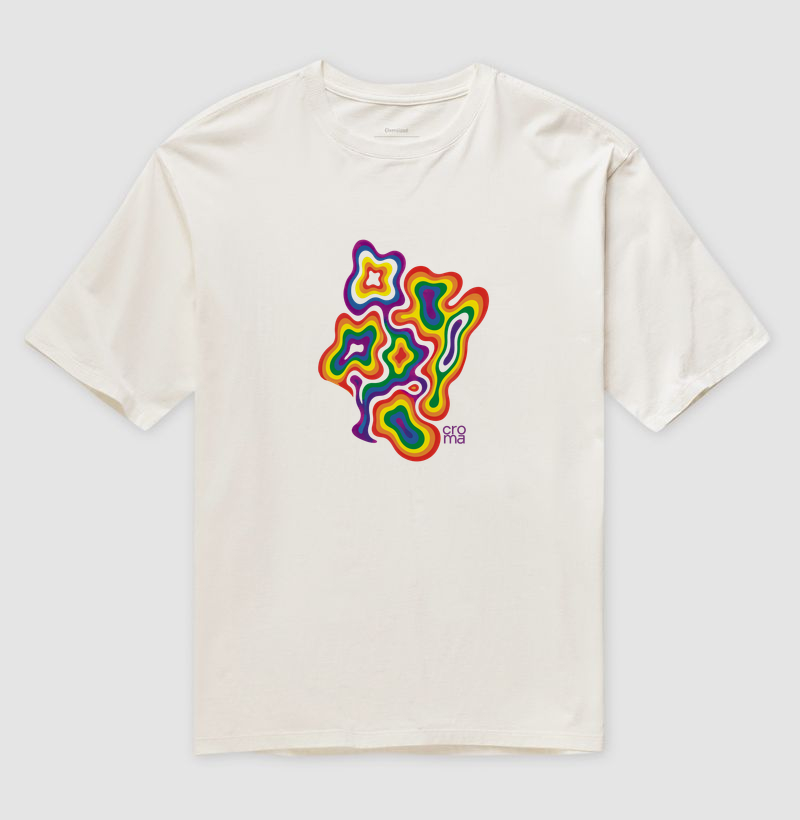 Camiseta Oversized Aquarela Pride 2.1