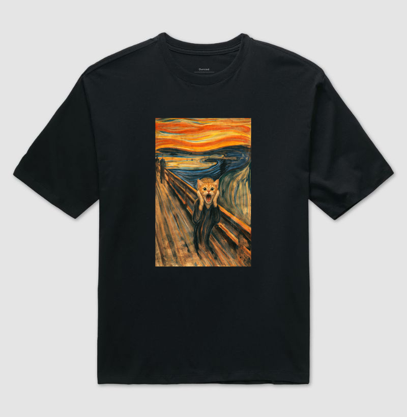Camiseta O Grito Edvard Munch