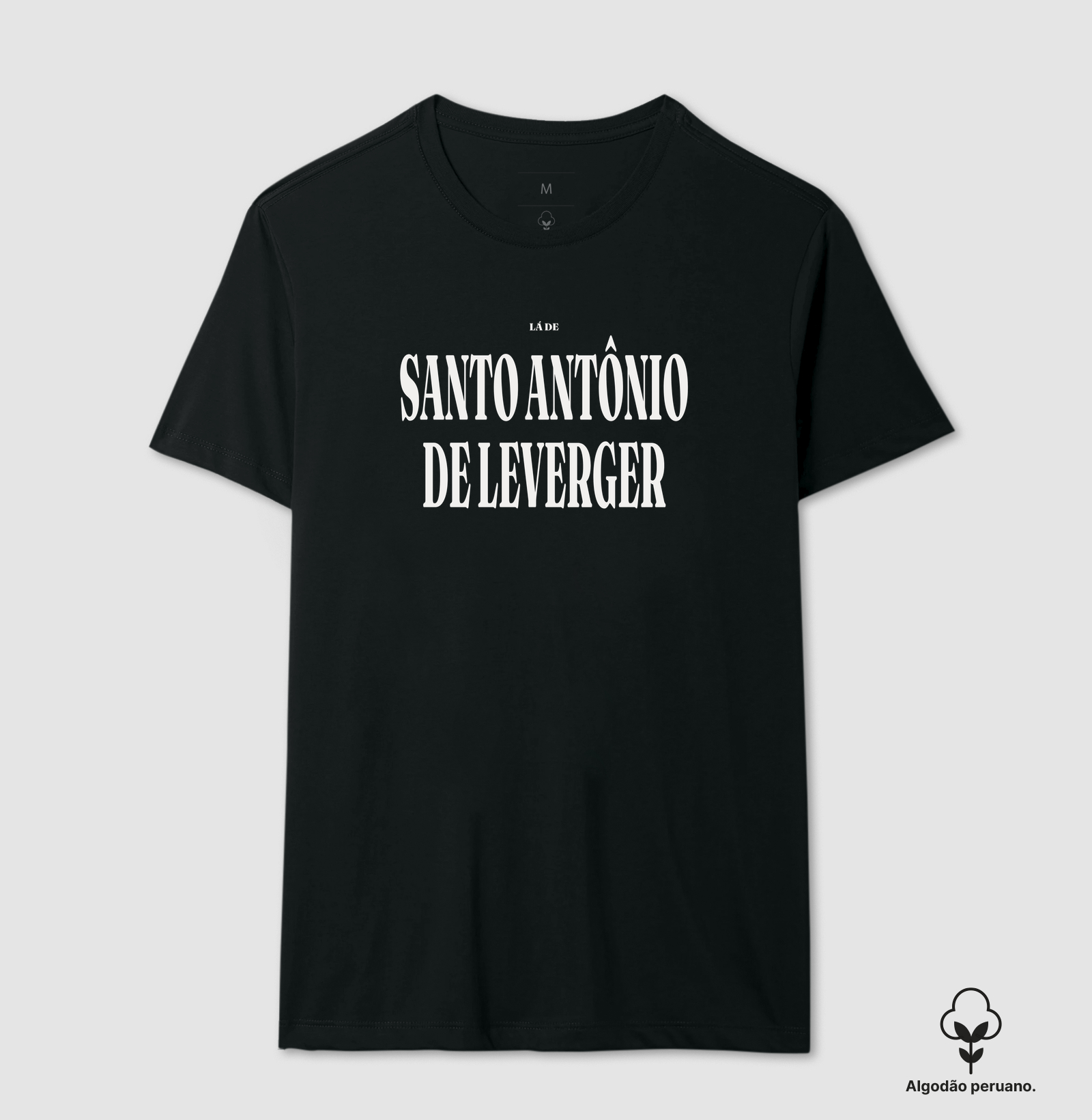 Santo Antônio de Leverger | Tipografia MT - Camiseta Algodão Peruano