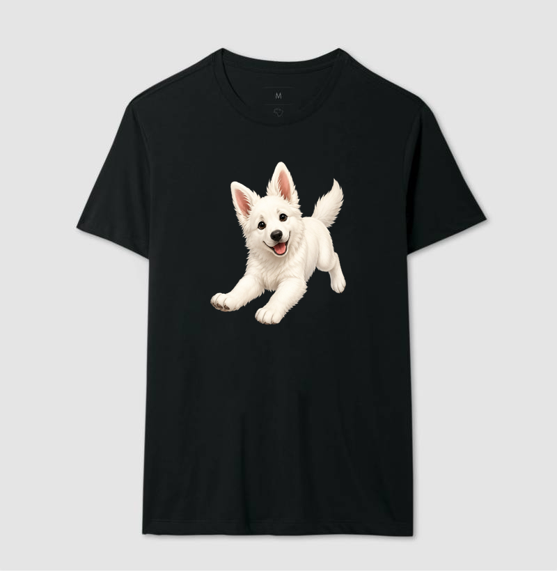 Pastor Suíço - Desenho Animado - Camiseta