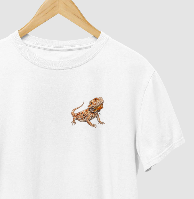 Répteis - Mini - Dragão-Barbudo - Camiseta