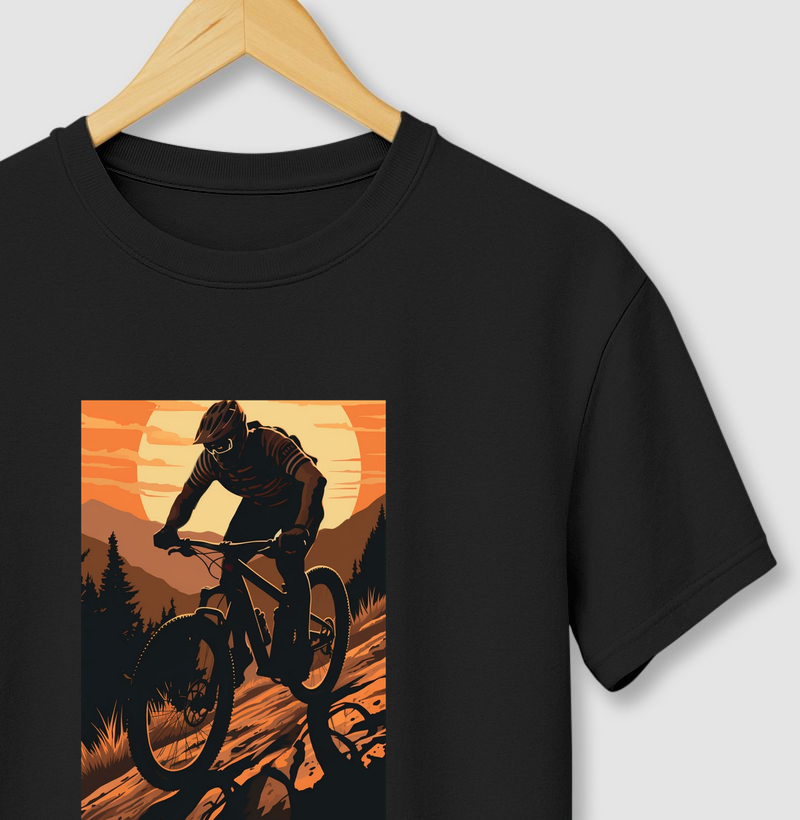 Camiseta "Kasual Bike Sunset"