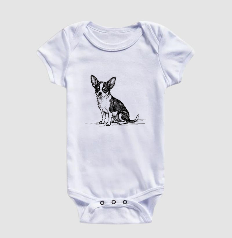 Chihuahua - Desenho 2 - Body Infantil