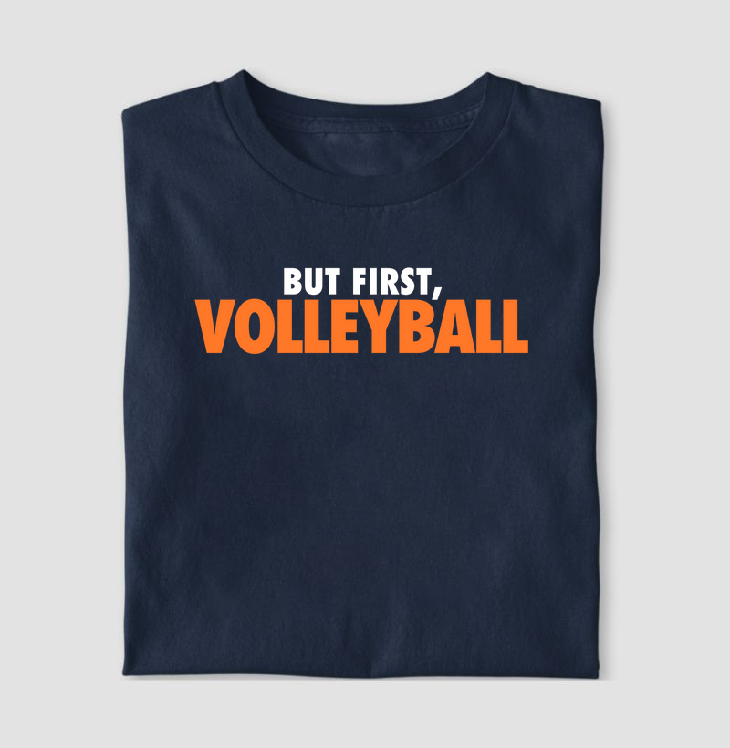 But first, volleyball