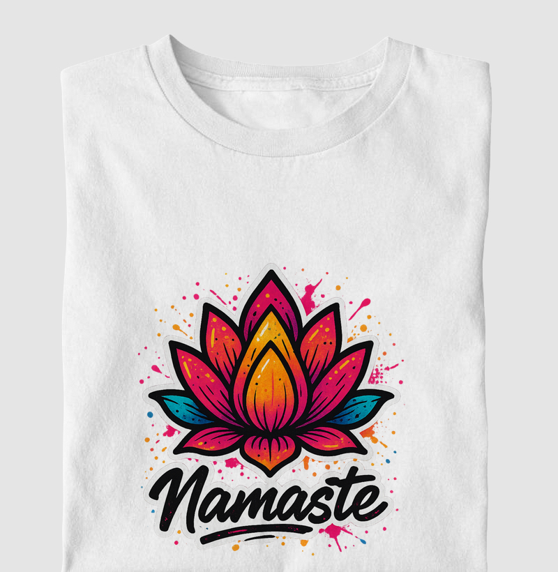 Namaste Flor de Lótus Colorida